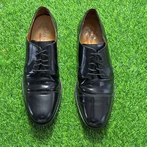 Cole Haan Caldwell Black Leather Cap Toe Oxford Dress Shoes